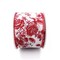 Designer’s Shop Rose Floral wired edge ribbon, 2.5” x 10 yard, Valentine's and Wedding Ribbons